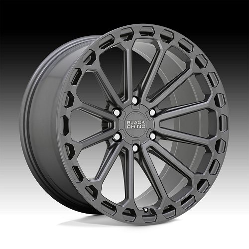 Black Rhino Kaizen Matte Gunmetal Custom Truck Wheels 1